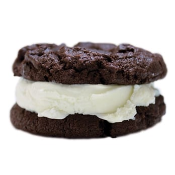Cookies By George - an ice cream sandwich on a white background - Desserts Near Me - Edmonton, Alberta