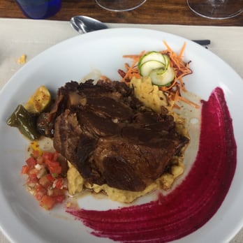 Bodega La Azul - braised pork with mashed sweet potatoes.. AMAZING - Wineries Near Me - Tunuyán, M