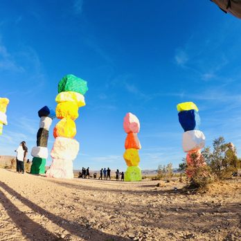 Seven Magic Mountains - Public Art Near Me - Las Vegas, Nevada Seven Magic Mountains - Public Art Near Me - Las Vegas, Nevada