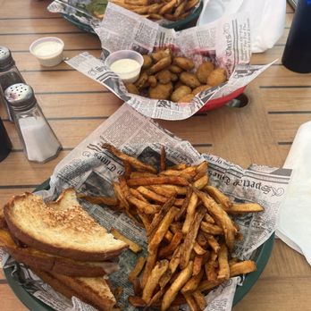 Hang Ten Grill - Fried Pickles, Grown Up Grilled Cheese, Spicy Chicken Sandwich - American Near Me - Carolina Beach, North Carolina Hang Ten Grill - Fried Pickles, Grown Up Grilled Cheese, Spicy Chicken Sandwich - American Near Me - Carolina Beach, North Carolina