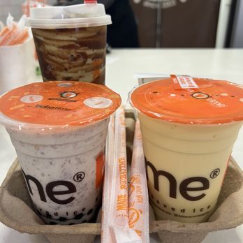 It's Boba Time - Torrance - Dubai Chocolate drink, cookies and cream with boba, and peach mango slush - Shaved Ice Near Me - Torrance, California It's Boba Time - Torrance - Dubai Chocolate drink, cookies and cream with boba, and peach mango slush - Shaved Ice Near Me - Torrance, California