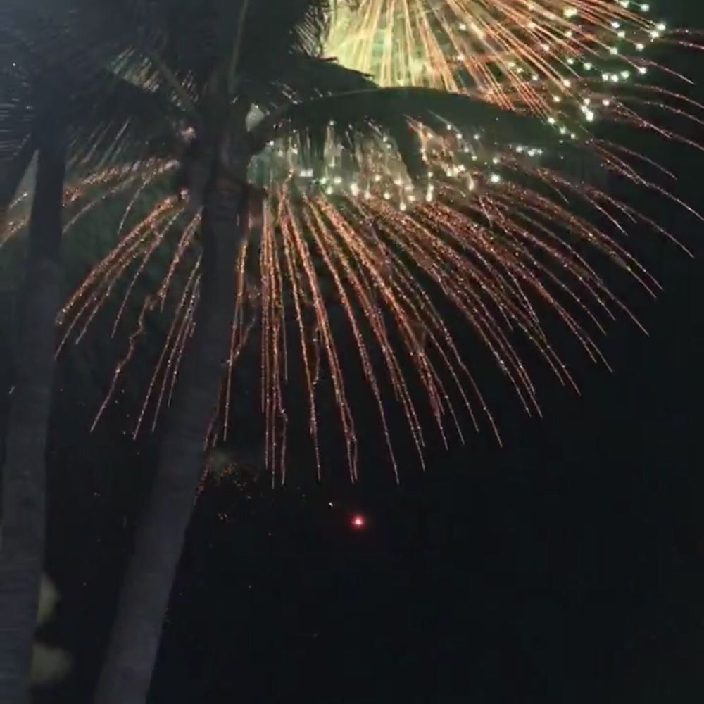 Hotel la Siesta - NYE fireworks as seen from the doorway to the hotel. - Hotels Near Me - Mazatlán, SIN
