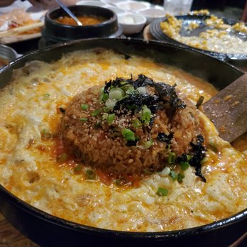 Obaltan - Fried rice on an egg souffle bed - Korean Near Me - Fort Lee, New Jersey Obaltan - Fried rice on an egg souffle bed - Korean Near Me - Fort Lee, New Jersey