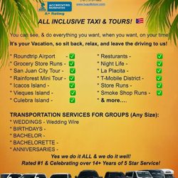 Luquillo Taxi & Tours Puerto Rico