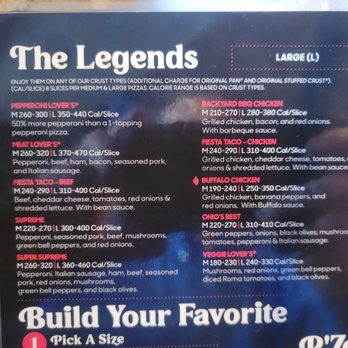 Pizza Hut - the menu for the legend's - Chicken Wings Near Me - Sunbury, Ohio Pizza Hut - the menu for the legend's - Chicken Wings Near Me - Sunbury, Ohio