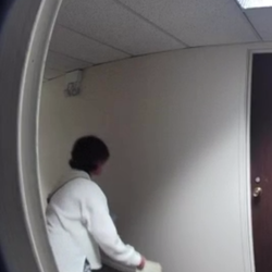 Bensenville Post Office - Its a video but shes picking up my mail in front of my door. Not cool Margaret is a board member.