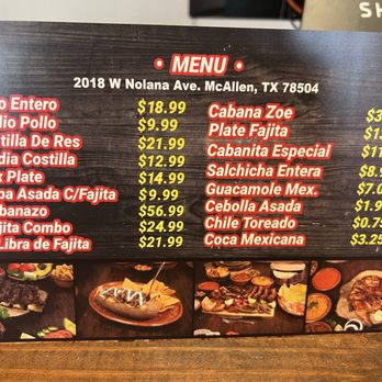 La Cabana Pollos Asados - prices - Mexican Near Me - McAllen, Texas La Cabana Pollos Asados - prices - Mexican Near Me - McAllen, Texas