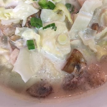 Pad Thai Cafe - Tom Kha Noodle Bowl, a generous serving in a big bowl. - Thai Near Me - Soldotna, Alaska Pad Thai Cafe - Tom Kha Noodle Bowl, a generous serving in a big bowl. - Thai Near Me - Soldotna, Alaska