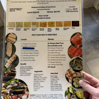 Bosa Kobe - Menu - Hot Pot Near Me - Scottsdale, Arizona