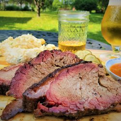 Shimpy's BBQ - Nothing like the 3 B's..Brisket, Bourbon and Beer
