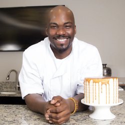 Mr. Bake Sweets - Mr. Bake with his award winning Sweet Potato Cake.