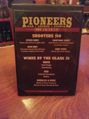 Menu photo 2 Pioneers New York, NY Menu photo 2 Pioneers New York, NY