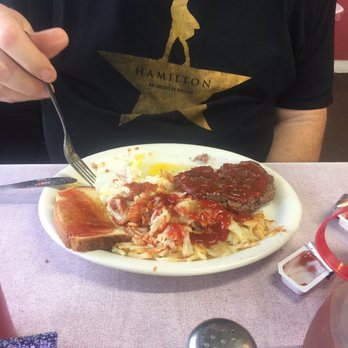Country Cafe - Hamburger patty n eggs. - Cafes Near Me - Mullinville, Kansas Country Cafe - Hamburger patty n eggs. - Cafes Near Me - Mullinville, Kansas