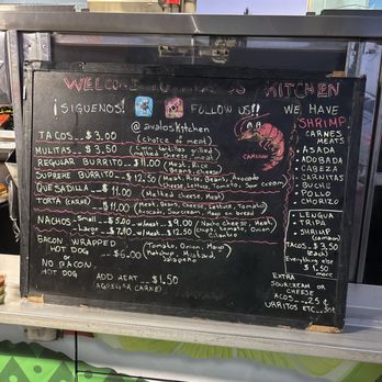 Avalos Kitchen - Menu - Mexican Near Me - Fresno, California