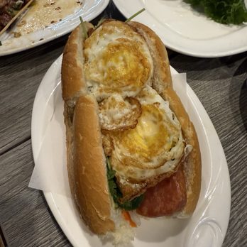 Four Diamonds - Amazing breakfast banh mi with Spam and Egg! - Vietnamese Near Me - Seattle, Washington