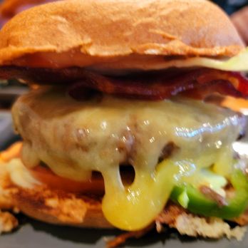 Burger Bach - The Original (with jalapeño added) - Burgers Near Me - Charlottesville, Virginia Burger Bach - The Original (with jalapeño added) - Burgers Near Me - Charlottesville, Virginia