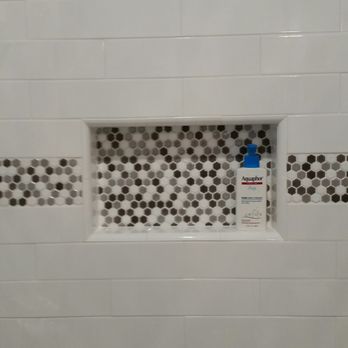 Taylor Made Tile - Installed and tiled shower box - General Contractors Near Me