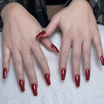 Valley Nails - Holly always takes care of me!! Beautiful red chrome for Christmas - Nail Salons Near Me - San Diego, California Valley Nails - Holly always takes care of me!! Beautiful red chrome for Christmas - Nail Salons Near Me - San Diego, California