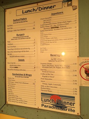 Menu photo 7 Paradise Grille Saint Petersburg, FL Menu photo 7 Paradise Grille Saint Petersburg, FL