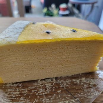 Lady M Cake Boutique - Passionfruit Mille Crêpes - Desserts Near Me - San Francisco, California Lady M Cake Boutique - Passionfruit Mille Crêpes - Desserts Near Me - San Francisco, California