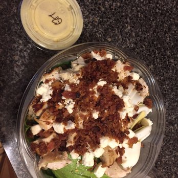 Cafe Square One - This is the Cobb salad - it was really packed in there, definitely a "big salad" - Salad Near Me - Philadelphia, Pennsylvania