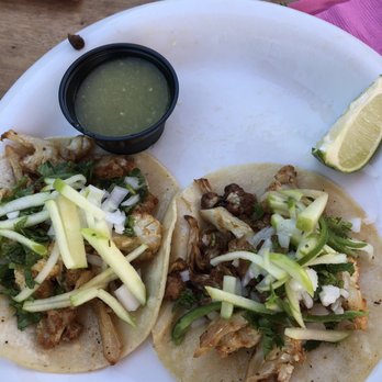 Taco Shop - Vegetarian cauliflower tacos (2/$6) with verde salsa - Tacos Near Me - Reno, Nevada Taco Shop - Vegetarian cauliflower tacos (2/$6) with verde salsa - Tacos Near Me - Reno, Nevada