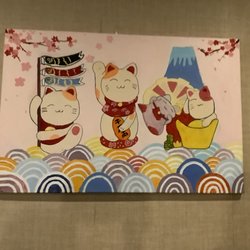 One of there magnificent Paintings there is in this restaurant.