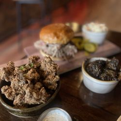 The Humble Hog - These chicken livers were snook on the inside, crispy outside so seasoned