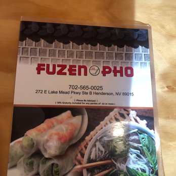 Fuzen Pho - Vietnamese Near Me - Henderson, Nevada
