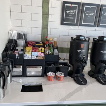 Corner Bakery Cafe - The condiment bar. - Bakeries Near Me - Denver, Colorado