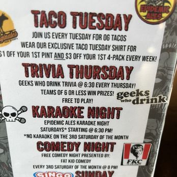 Epidemic Ales - Events - Breweries Near Me - Concord, California Epidemic Ales - Events - Breweries Near Me - Concord, California