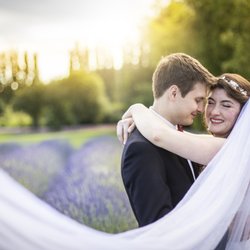Jaeda Reed Photography - Lavender field wedding