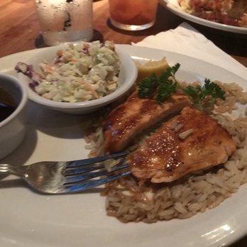 Cheddar's Scratch Kitchen - Cheddars has really good service. If you're wondering what's on this plate it Grilled Salmon with a sauce that taste like teriyaki sauce. - American Near Me - Austin, Texas Cheddar's Scratch Kitchen - Cheddars has really good service. If you're wondering what's on this plate it Grilled Salmon with a sauce that taste like teriyaki sauce. - American Near Me - Austin, Texas