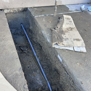 Ace Electrical - Conduit ran through concrete penetration - Electricians Near Me