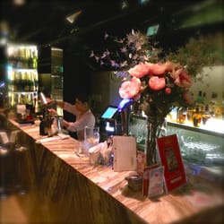Flutes - Mixing drinks at Flutes