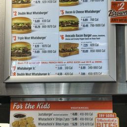 Whataburger Menu
