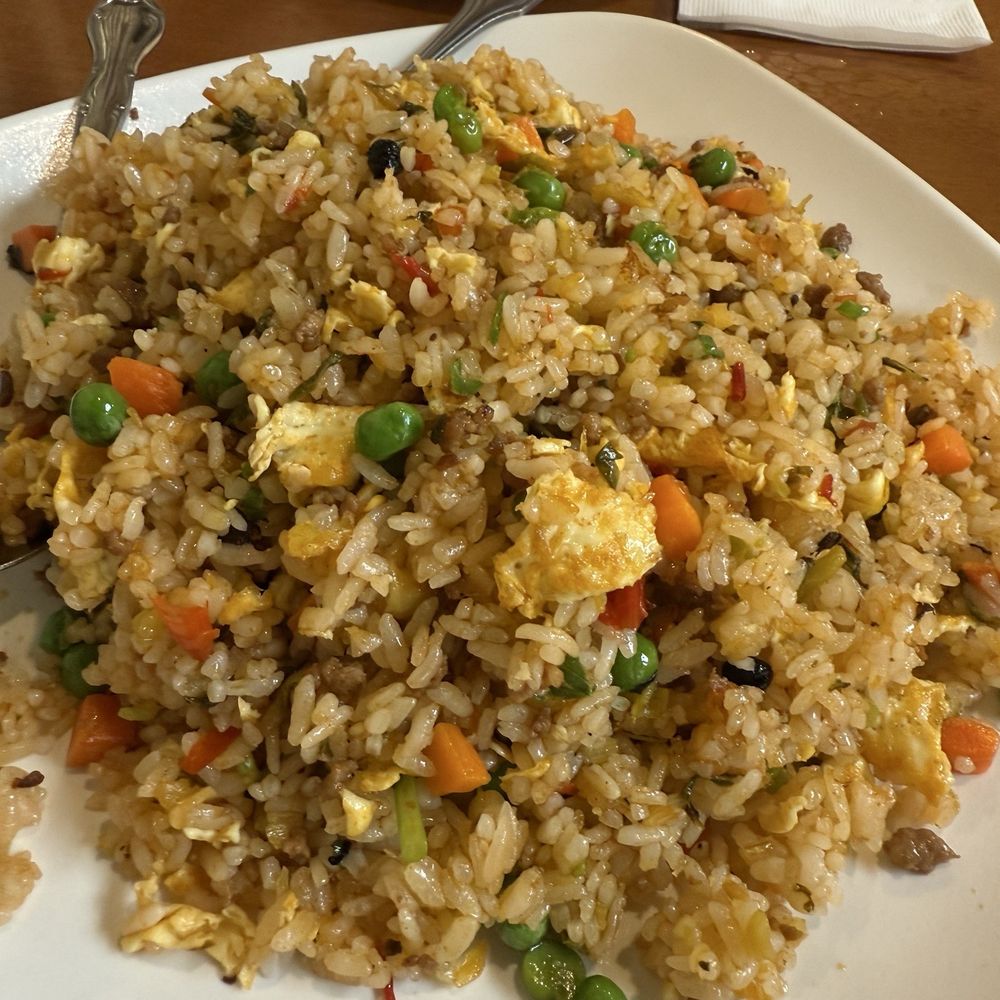 Dumplings N More - Pork Stir-Fried Rice W.pork And Pickled Veggies Spicy - Chinese Near Me - San Diego, California Dumplings N More - Pork Stir-Fried Rice W.pork And Pickled Veggies Spicy - Chinese Near Me - San Diego, California