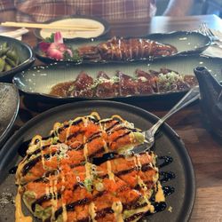 Wasabi Steak & Sushi House - Spicy Tuna Pizza