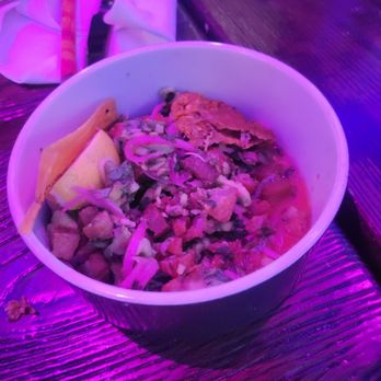 Bad Habits - Ceviche de chicharone, so good! - Lounges Near Me - Astoria, New York