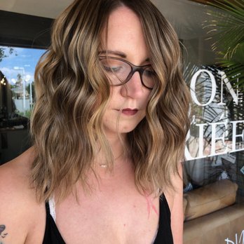 Salon DLM - Anna @annak.hairplay did this amazing cut (fixed from a bad cut at another salon) and balayage - Makeup Artists Near Me - Temecula, California
