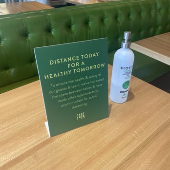 True Food Kitchen - sanitizer on every other table - New American Near Me - Boca Raton, Florida True Food Kitchen - sanitizer on every other table - New American Near Me - Boca Raton, Florida