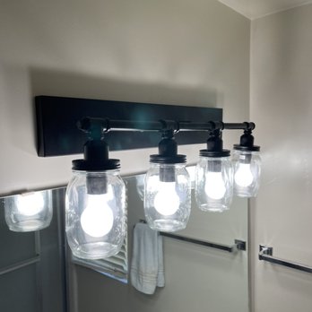 Boyle Electric Shop - Bathroom light fixture - Electricians Near Me - Madera, California
