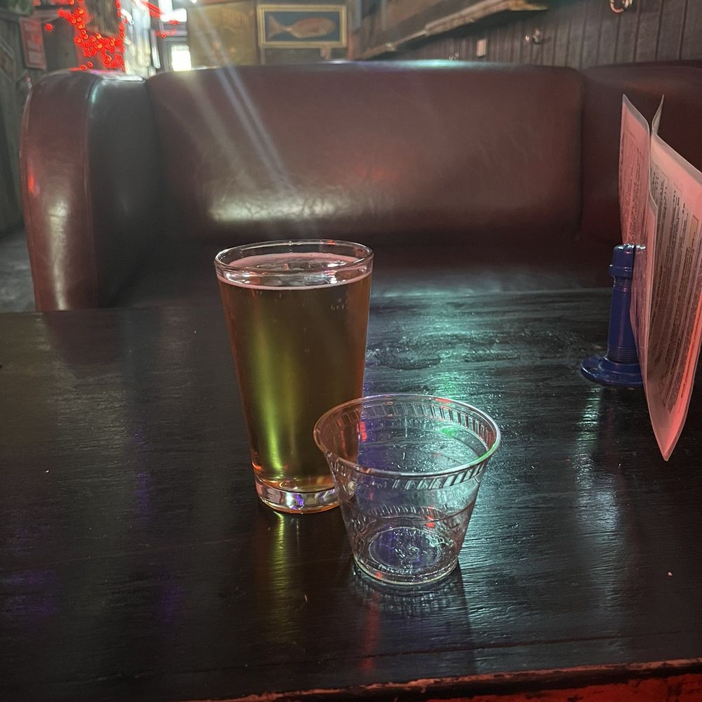 Beer and shot special for $5