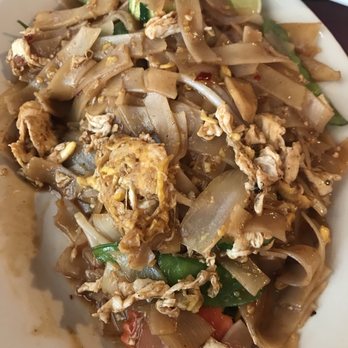 Sala Thai Restaurant - Drunken noodles medium spicy was perfect. I preferred mine with eggs and veggies only. - Thai Near Me - Jacksonville, Florida Sala Thai Restaurant - Drunken noodles medium spicy was perfect. I preferred mine with eggs and veggies only. - Thai Near Me - Jacksonville, Florida