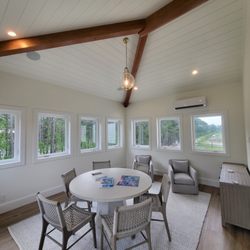 Demo Electrical Services - 4 seasons porch 
Recessed lights whole house speakers
Chandalier