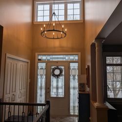 James Tinker Electric - Front foyer light installation