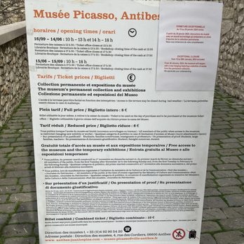 Musée Picasso - Exceptional closure - Museums Near Me - Antibes, 06 Musée Picasso - Exceptional closure - Museums Near Me - Antibes, 06