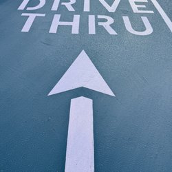 Pink drive thru sign!! So cute