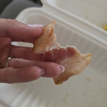 Black Elm Coffee Shop - Completely raw bacon on my bagel sandwich - Coffee & Tea Near Me - Hendersonville, Tennessee