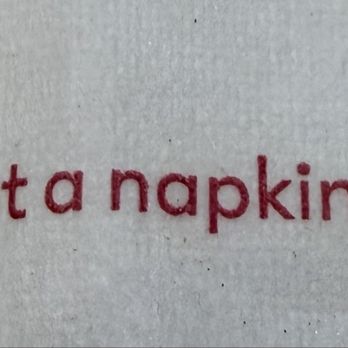 Agnes and Sherman - Just a napkin - Diners Near Me - Houston, Texas
